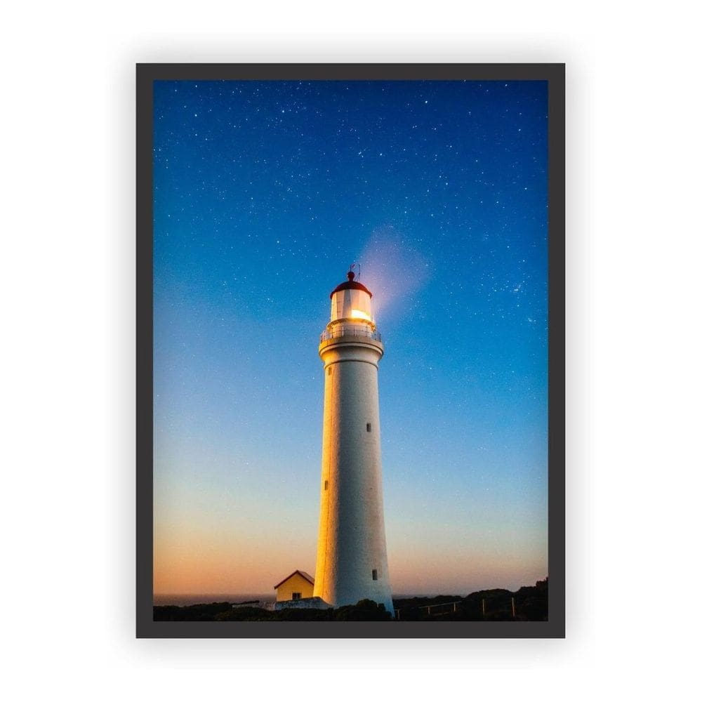 Quadro Decorativo Paisagens Variadas Moldura Preta Mod 15