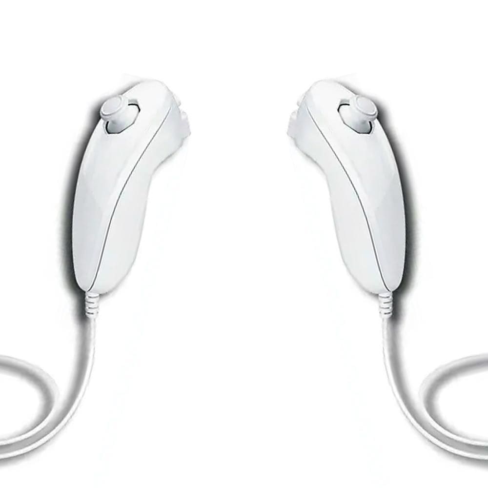 Nunchuk Para Console Compativel Com Wii Branco