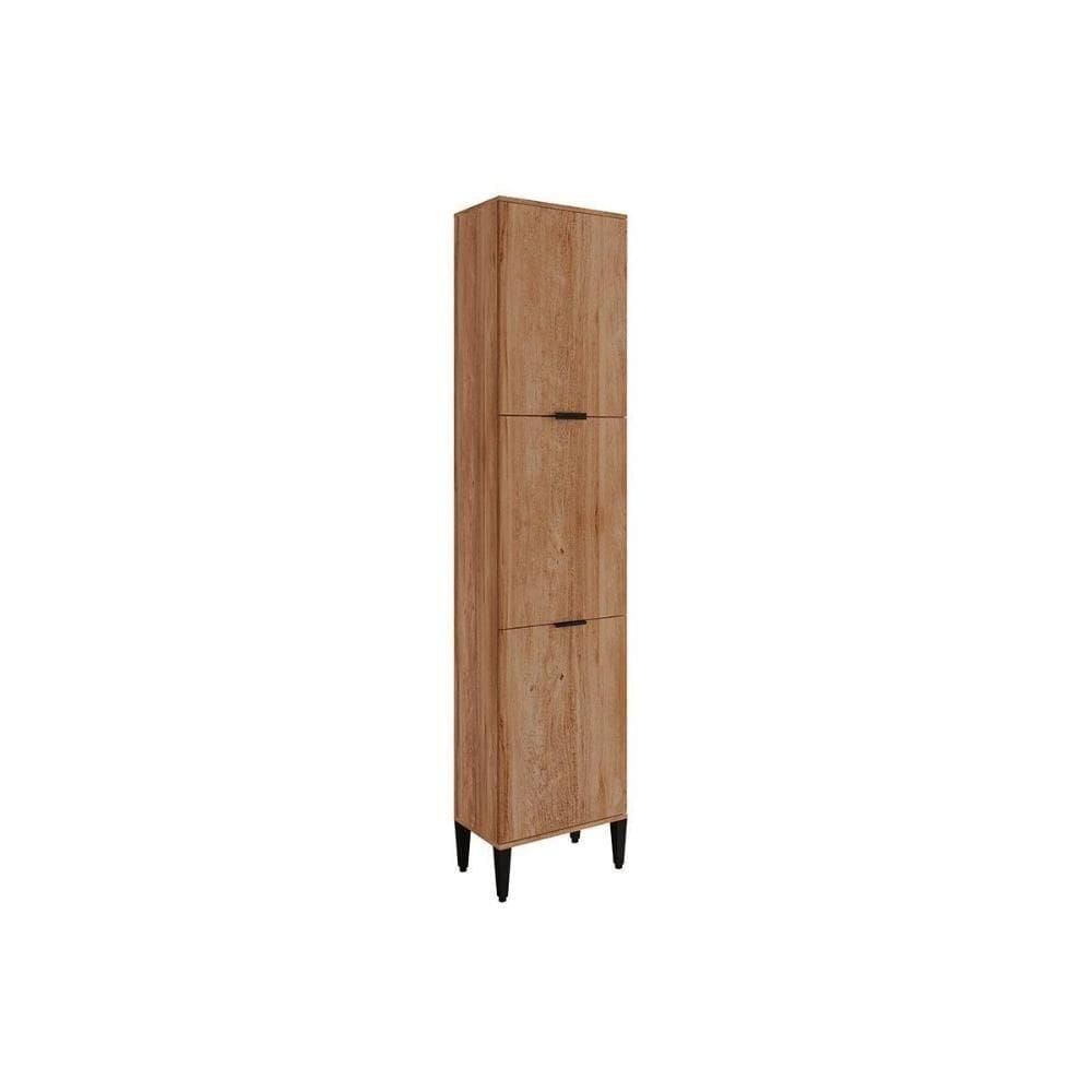 Paneleiro De Cozinha Modulado Alpha 2510 Com 3 Portas 50cm Freijó