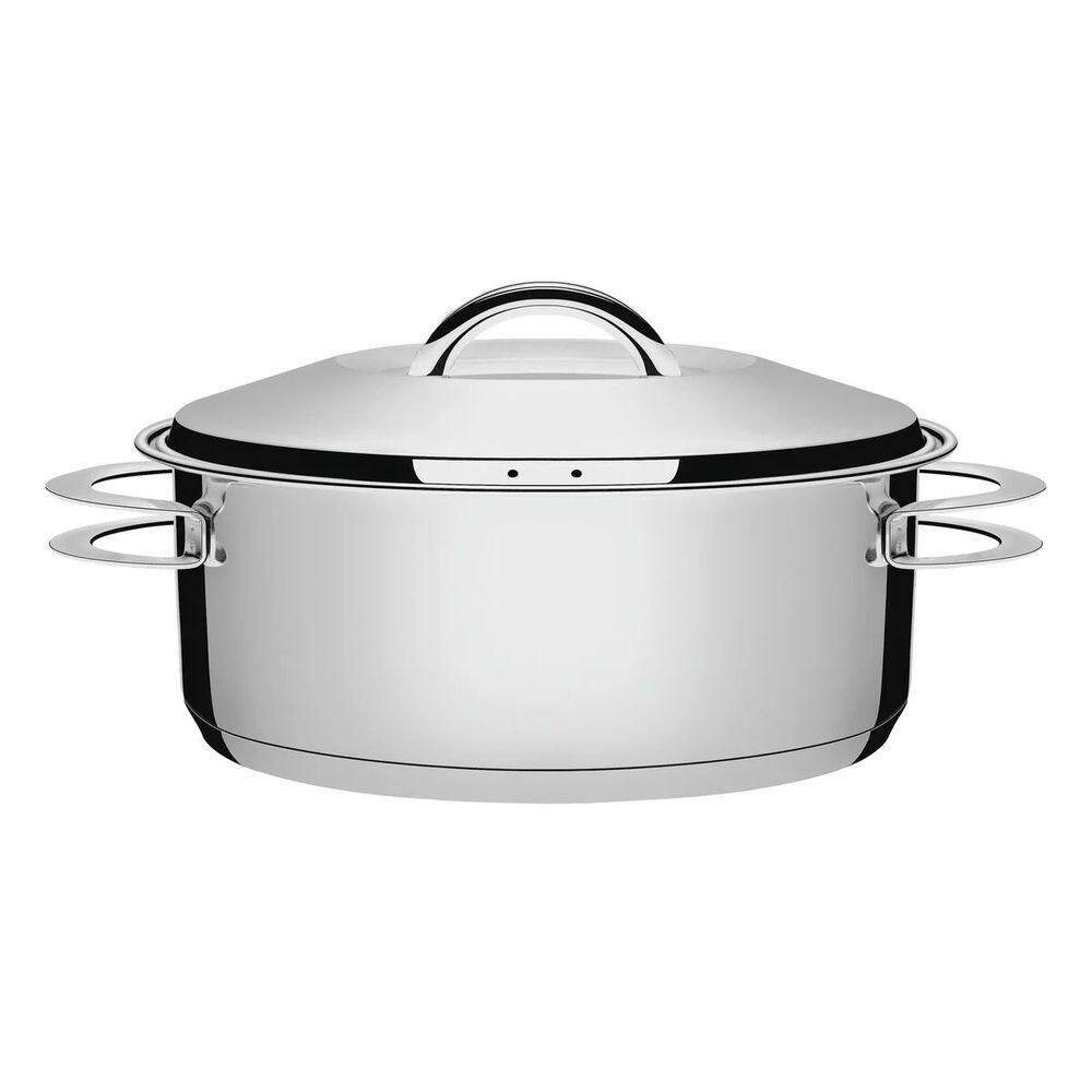 Caçarola Tramontina Solar Rasa Em Aço Inox 28 Cm 7,1 L