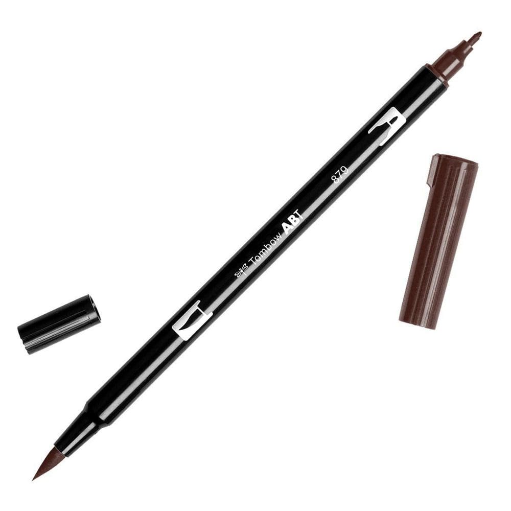 Caneta Marcador Artístico Dual Brush Tombow 879 Brown