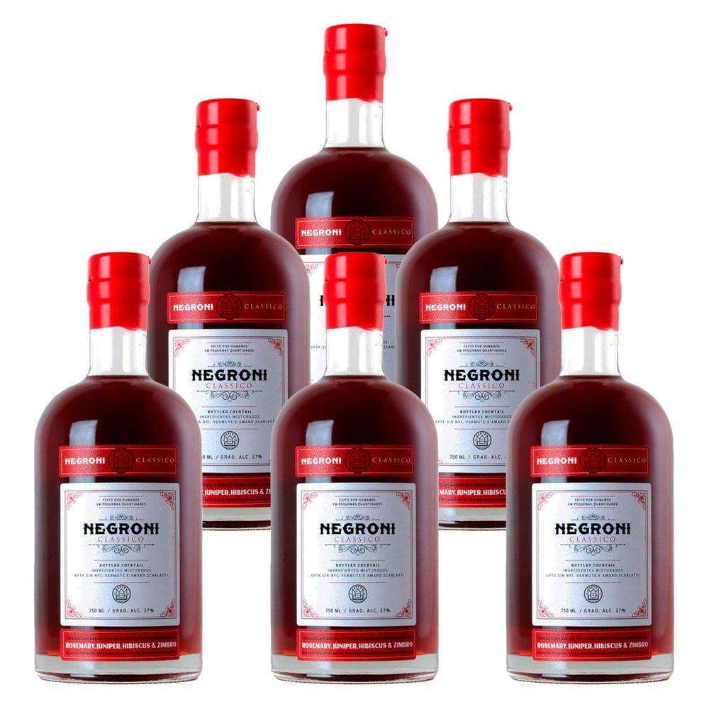 Drink Negroni Classico APTK Spirits 750ml 6 Unidades