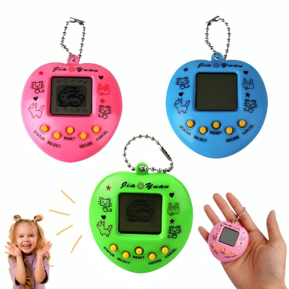 Bichinho Virtual Tamagotchi Estimação Game Vermelho Retrô