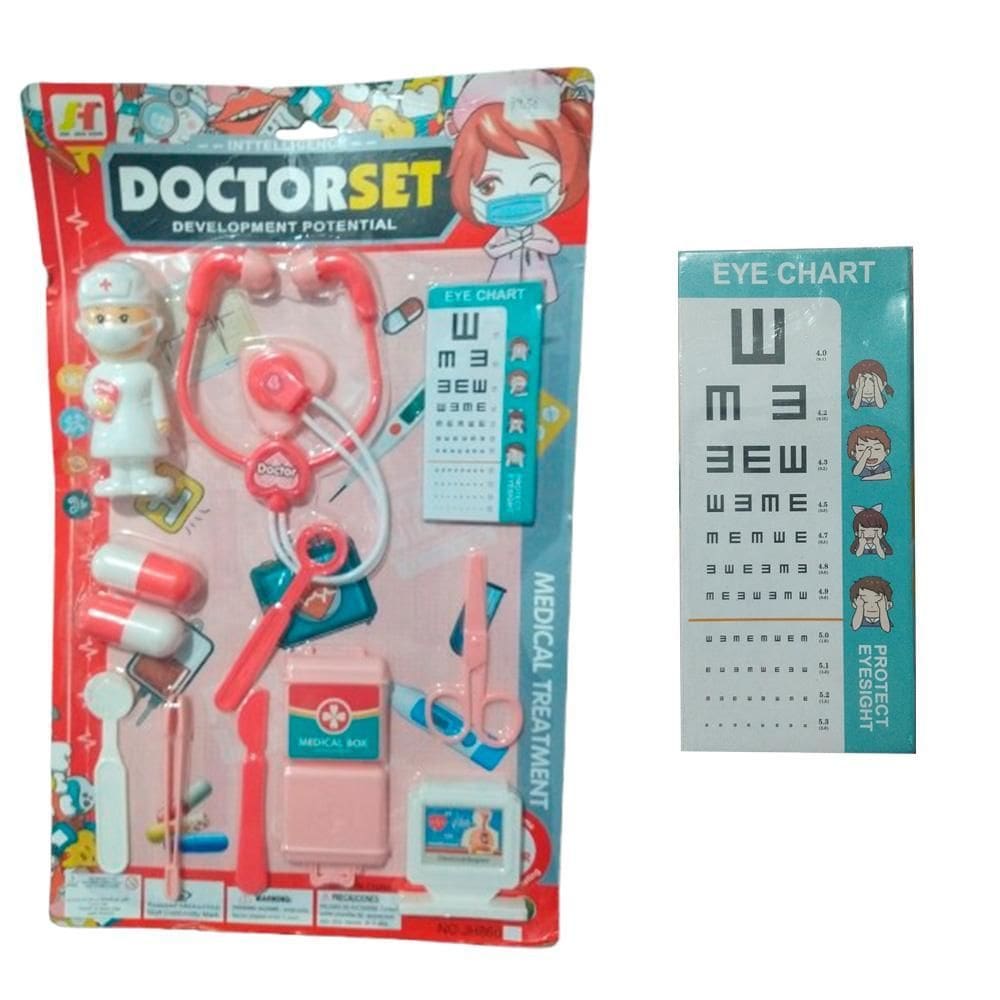 Kit Médico Brinquedo Doctor Set Trenamento Médico Wm238601