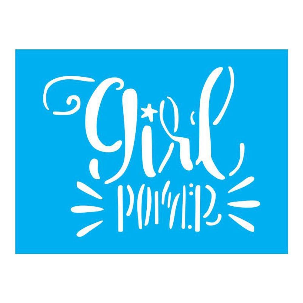 Stencil Tamako Girl Power - 15X20Cm - Ref A2976