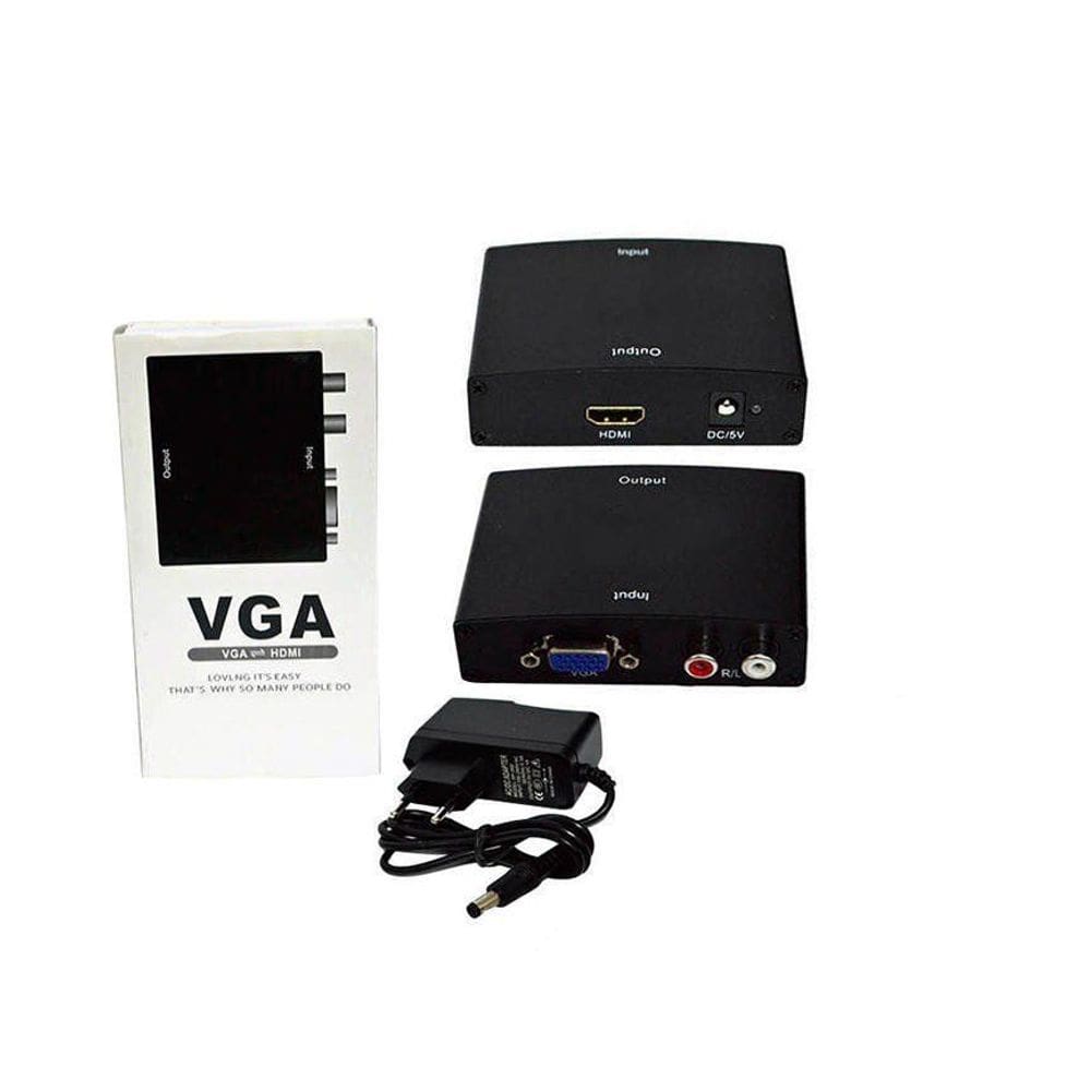 Conversor Vga x Hdmi e Audio Xtrad