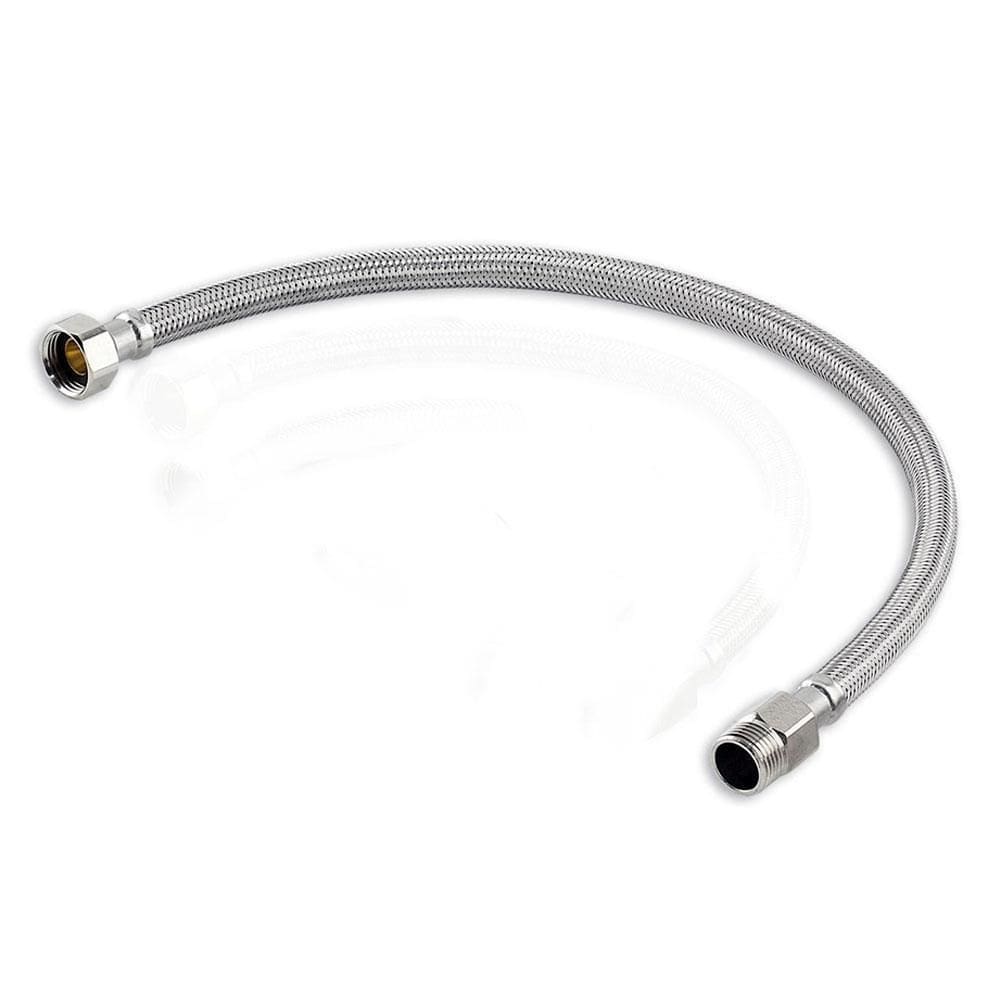 Mangueira Engate Flexível Trançado Em Aço Inox 40Cm Liege