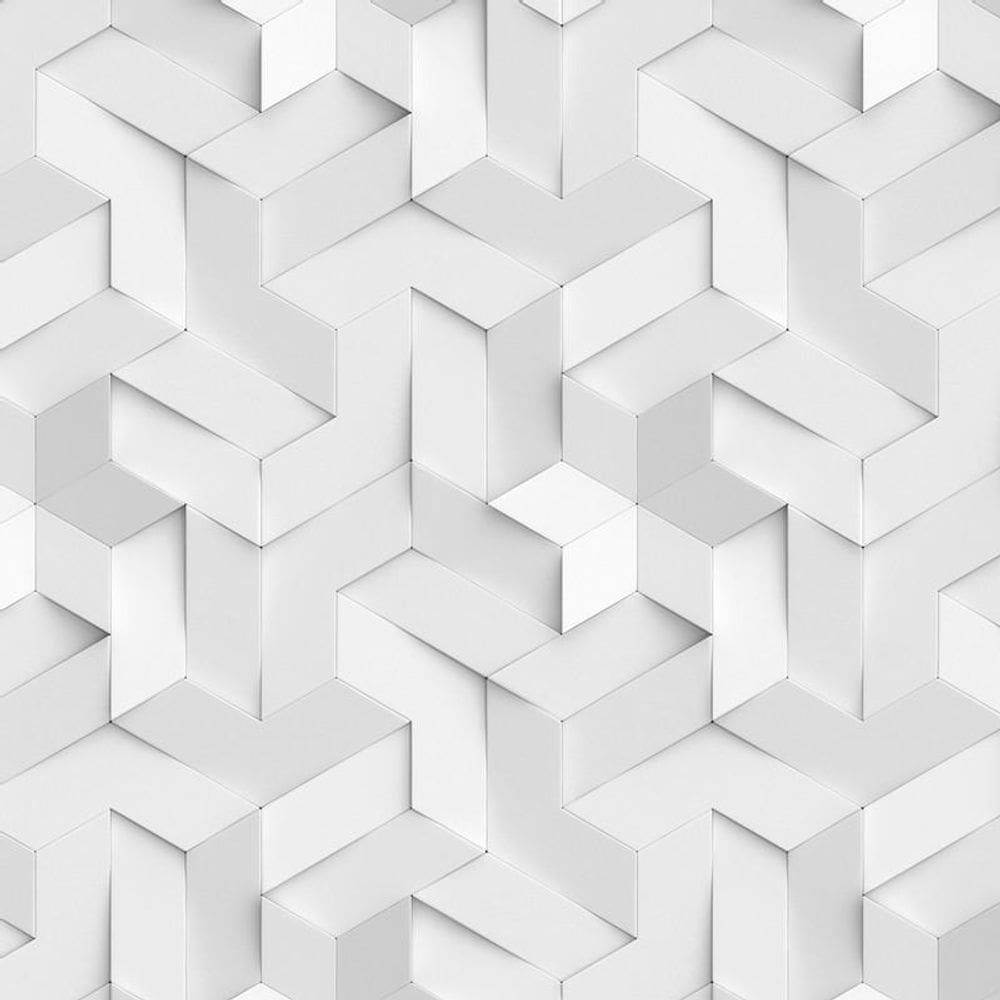 Papel De Parede 3D Desenhos Geometricos Decorativo Adesivo
