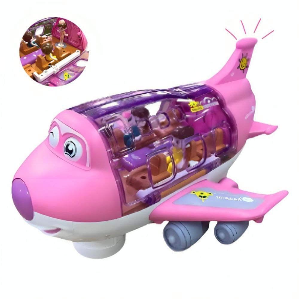 Presente Avião Musical Infantil Gira 360