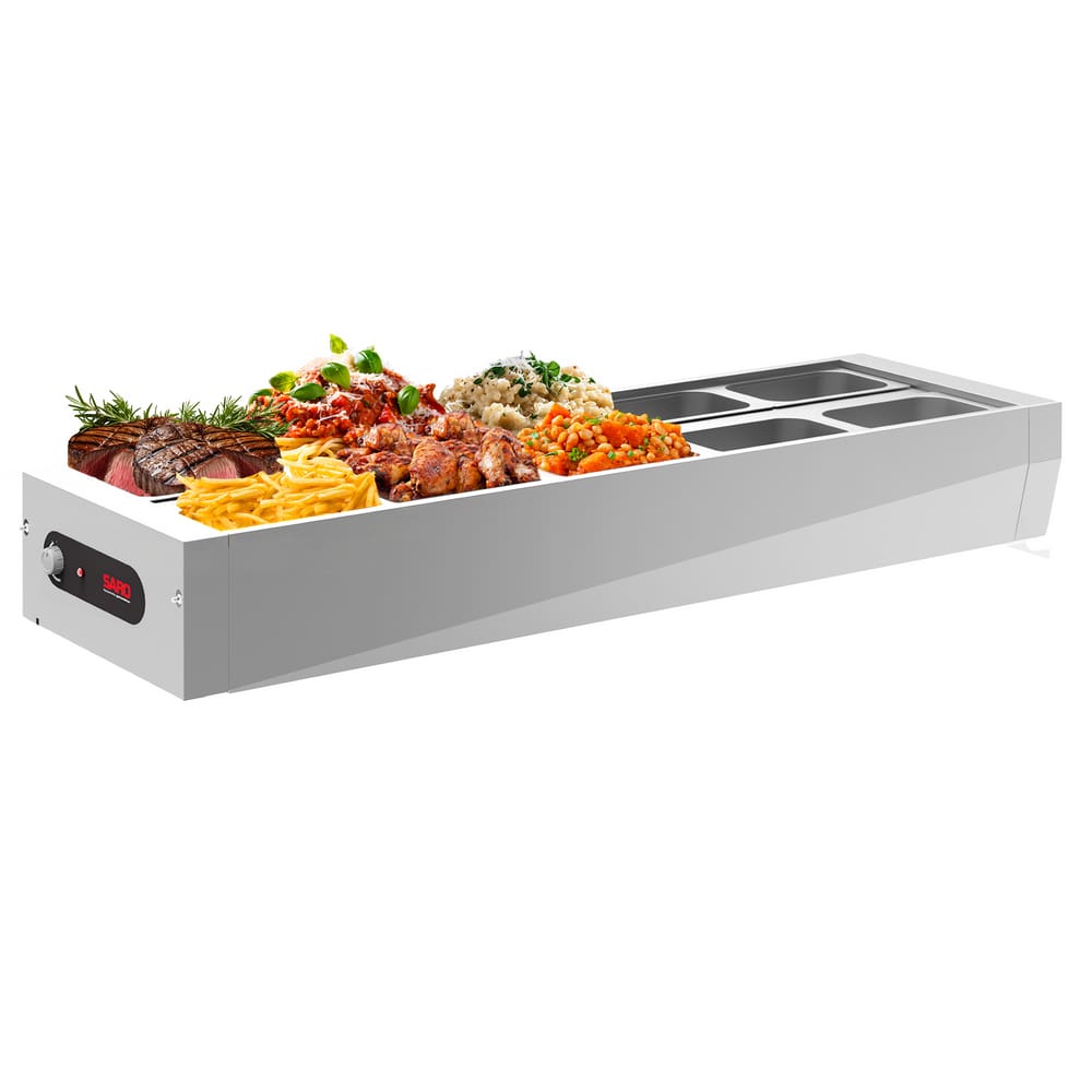 BFM1011 Buffet térmico de Mesa aquecido Inox 10 cubas com tampa 127V