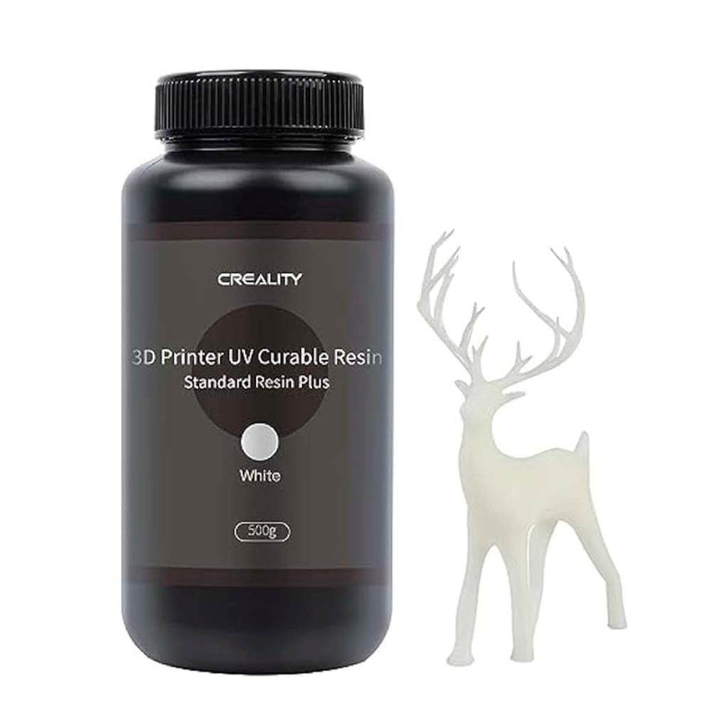 Resina Creality Standard PLUS para Impressora 3D LCD 500g Branca – 3302020081