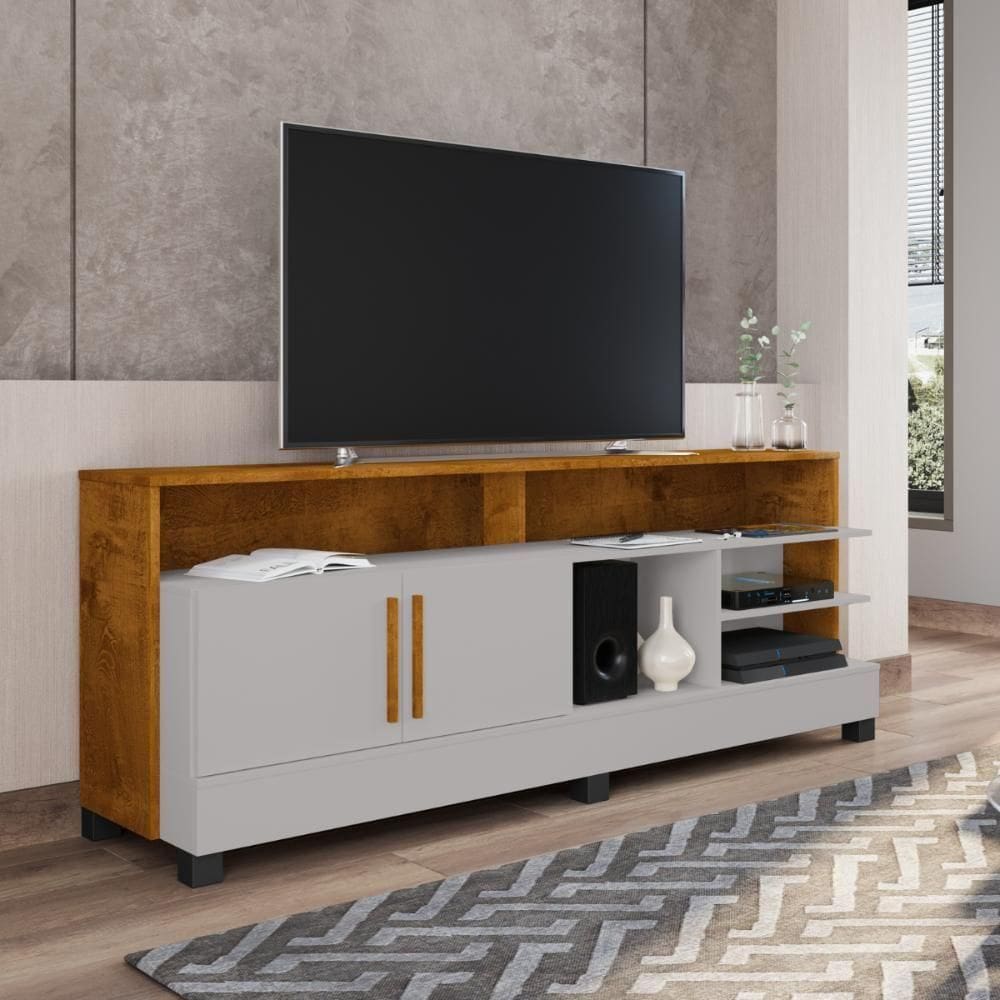 Estante Para Tv 65 Polegadas Iracema Off White Nature
