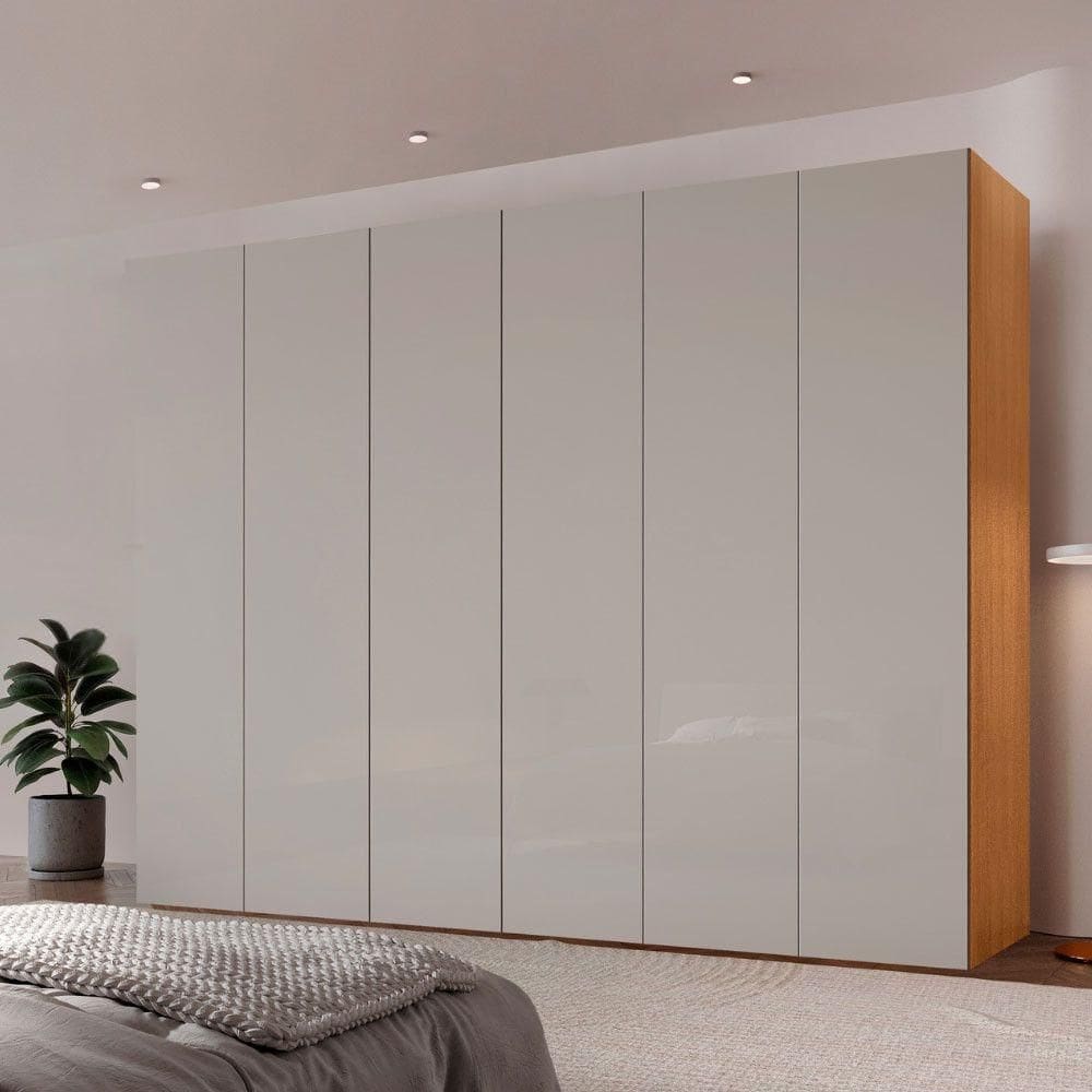 Guarda Roupa Casal Coliseu MDF 6 Portas 6 Gavetas