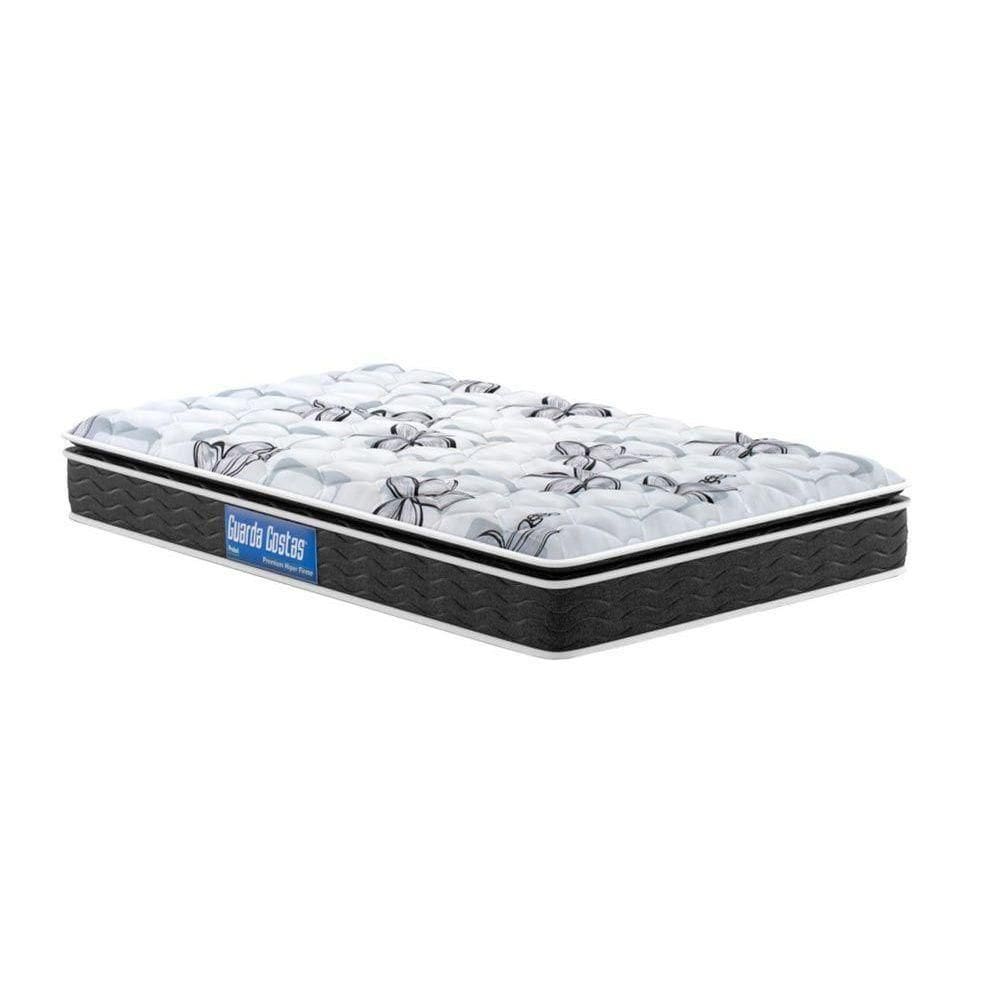 Colchão Solteiro Espuma D40-20 Guarda Costas Premium Hiper Firme Pillow Top Black (78x188x24) - Probel