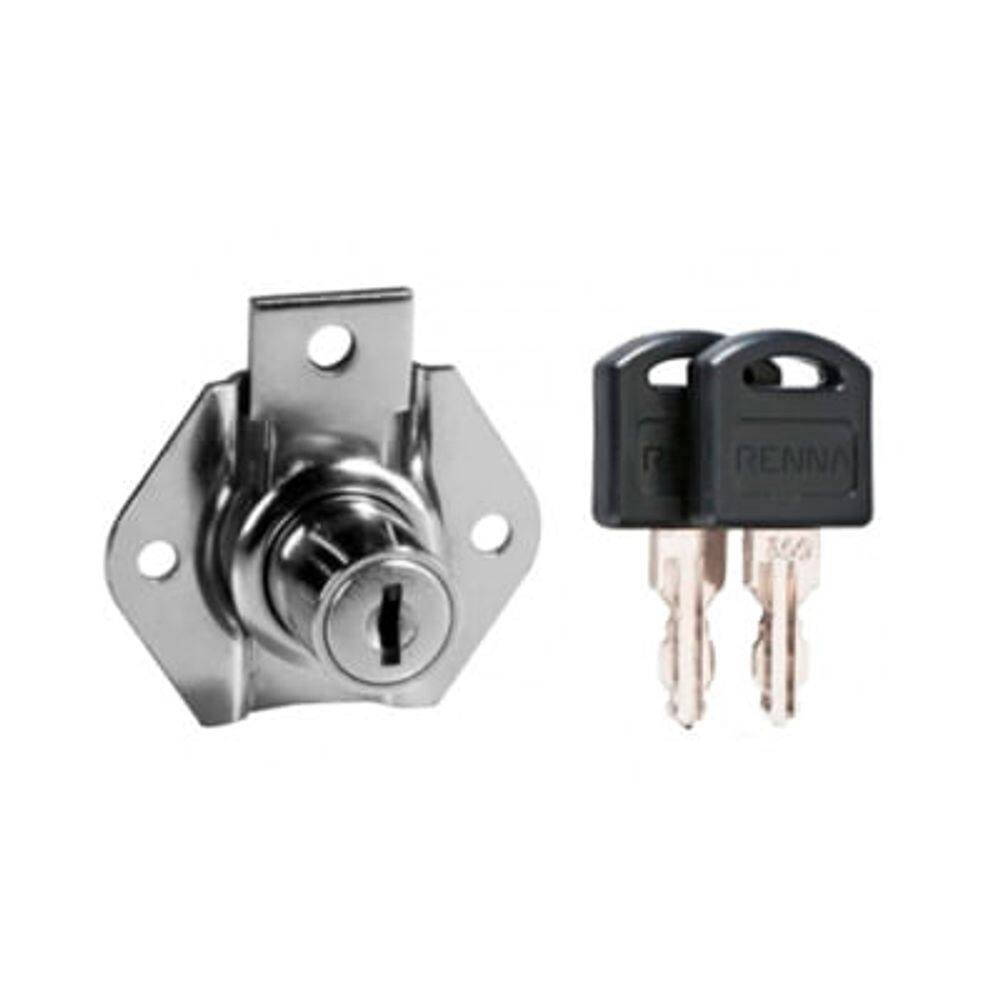 Fechadura Para Móveis Curta 20/22Mm Com Segredo Variado