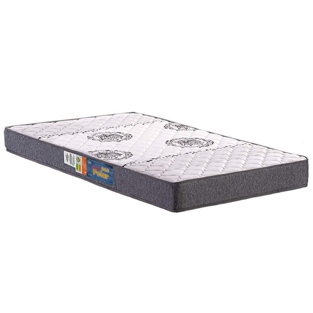 Colchão Solteiro Espuma D45 Pérola (78x188x17) - Polar