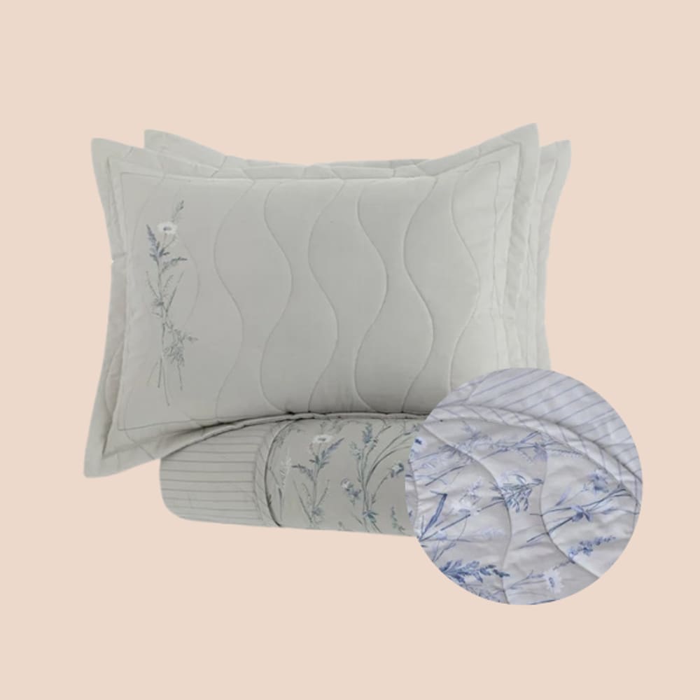 Colcha Cobre-Leito Queen Kacyumara Satinée Dahab 100% Algodão Egípcio Percal 300 Fios