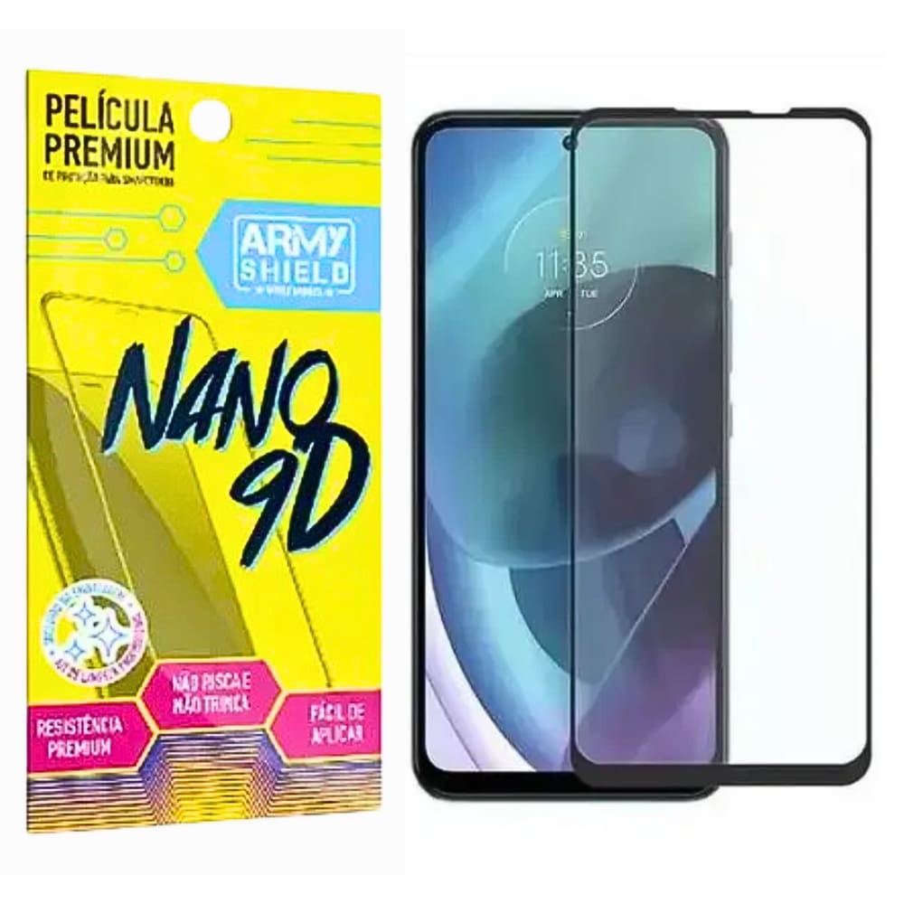 Película 9D Moto G15 Indestrutível Não Quebra - Armyshield