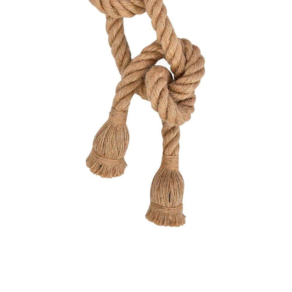 Lustre Pendente Corda Para 2 Lâmpadas E27 Bivolt