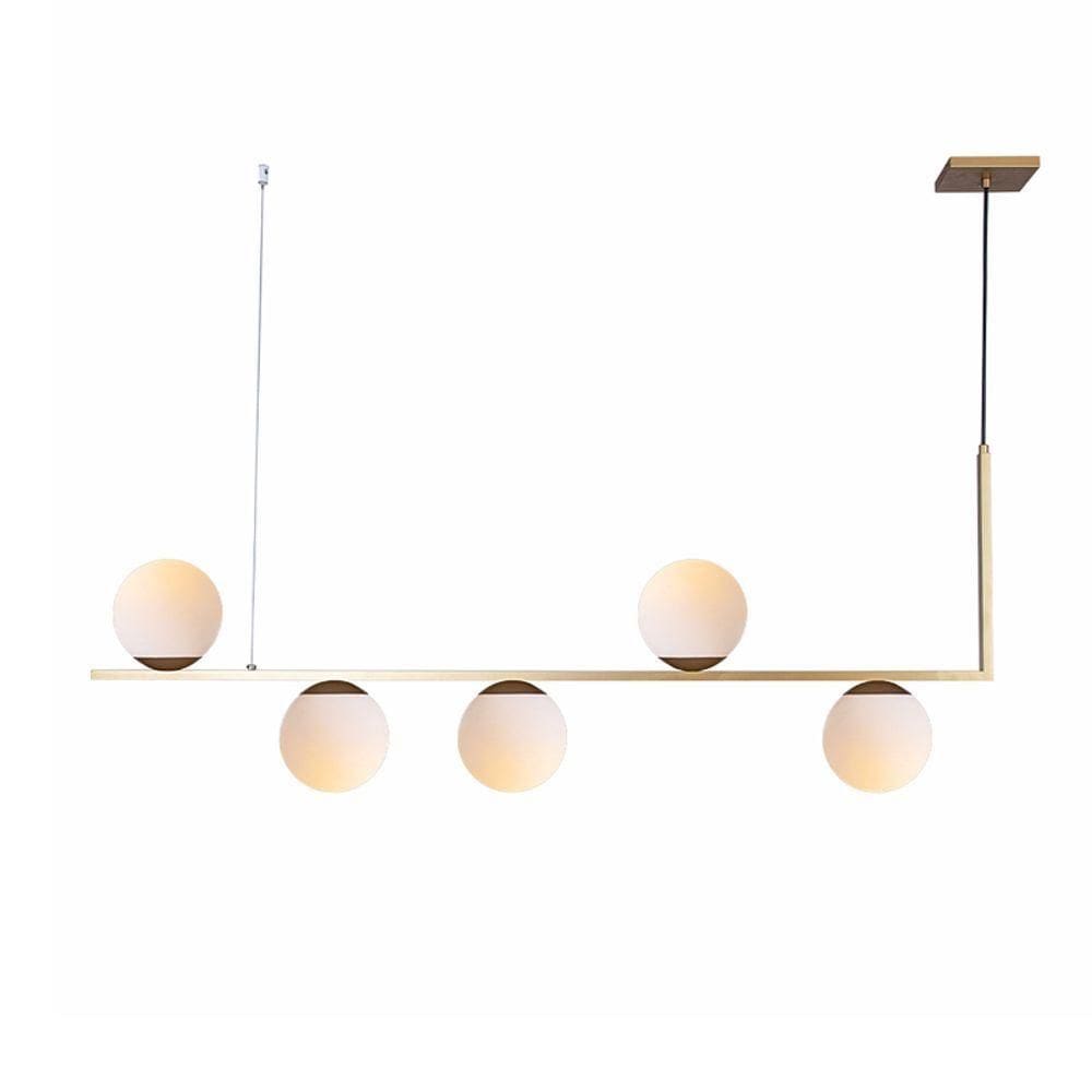 Lustre Pendente Startec Havana L5 E27 Bivolt Dourado