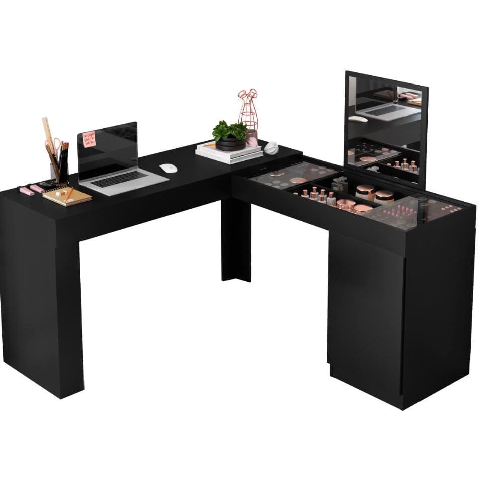 Gabinete Toucador Francine Preto Fosco