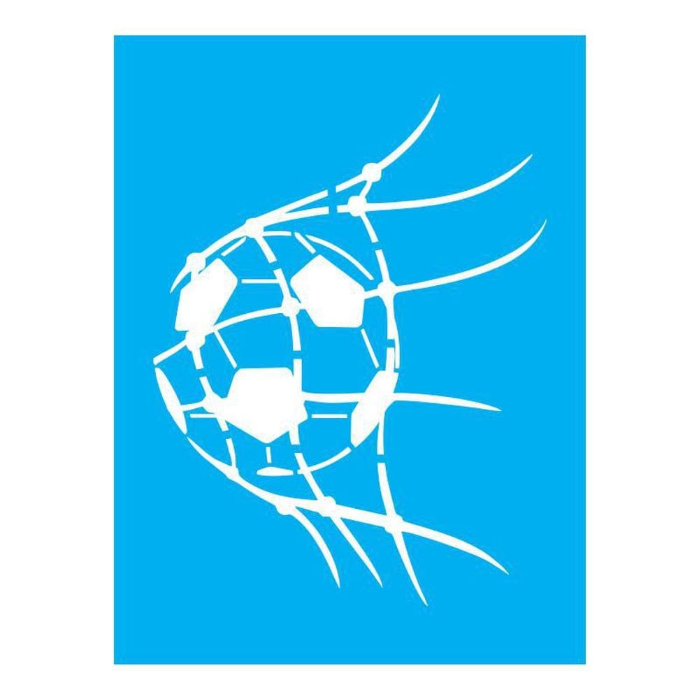 Stencil Tamako Bola De Futebol - 15X20Cm - Ref A3133
