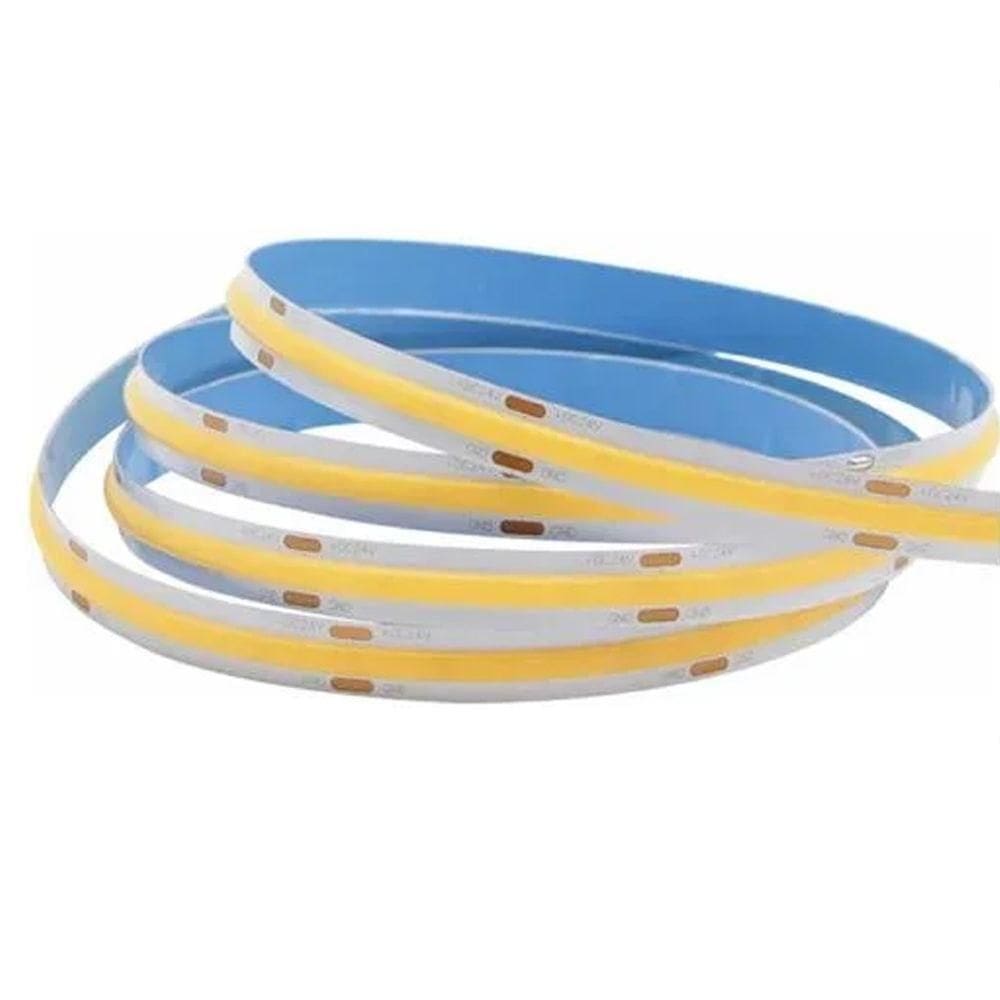 Fita De Led 4000k Cob 12v Rolo 50 Metros 10w Decoraçao Sala Quarto Cozinha Iluminaçao Ambiente Exter