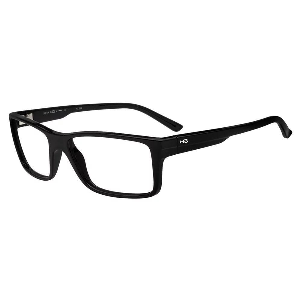 Óculos de Sol Masculino HB Teen Polytech Preto Brilho 53mm