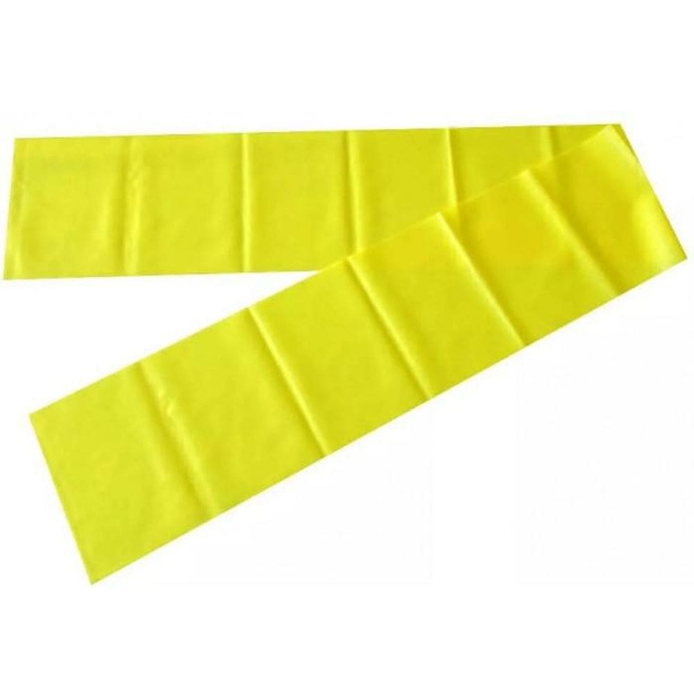 Faixa Elástica Band Fisioterapia Pilates Leve - 1,5M Amarelo