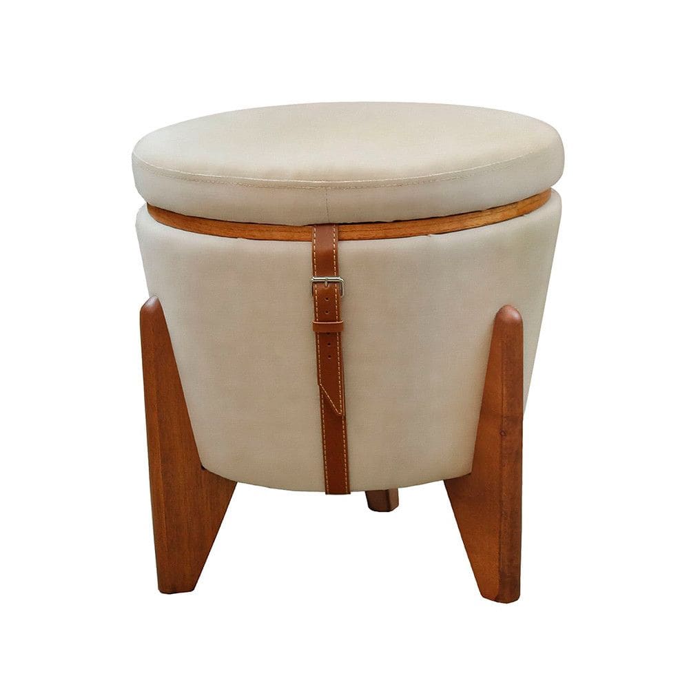 Conjunto 2 Puffs Baú Fênix Mesa Castellar Móbile
