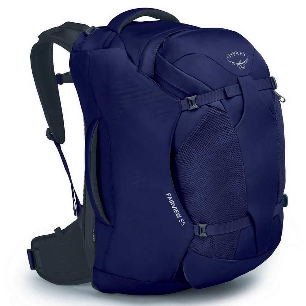 Mochila feminina Osprey Fairview 55L para viagem, inverno, azul