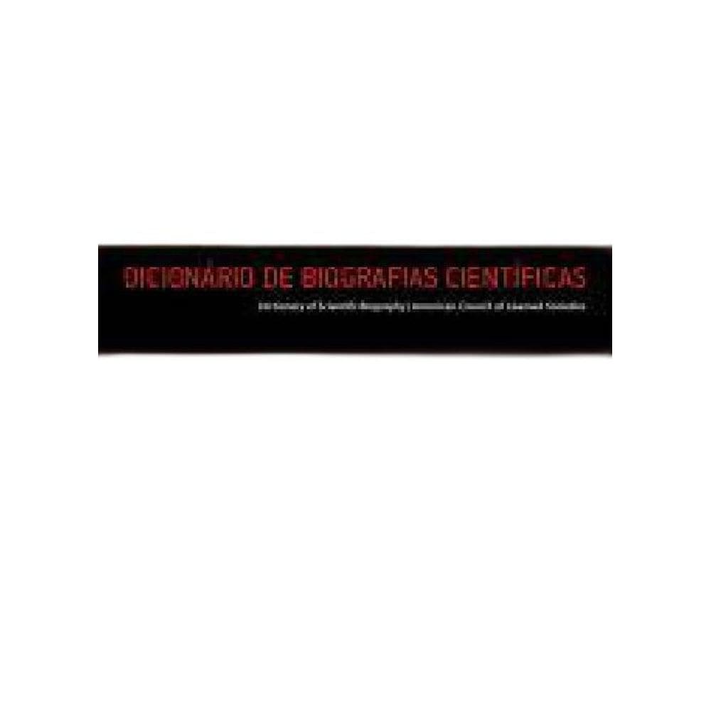 Livro Dicionário De Biografias Científicas