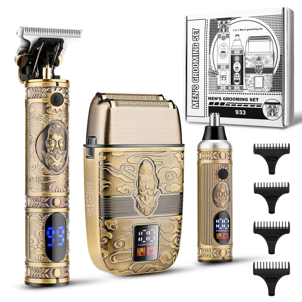 Kit de aparador de cabelo/barba, barbeador facial/aparador de nariz Karrte