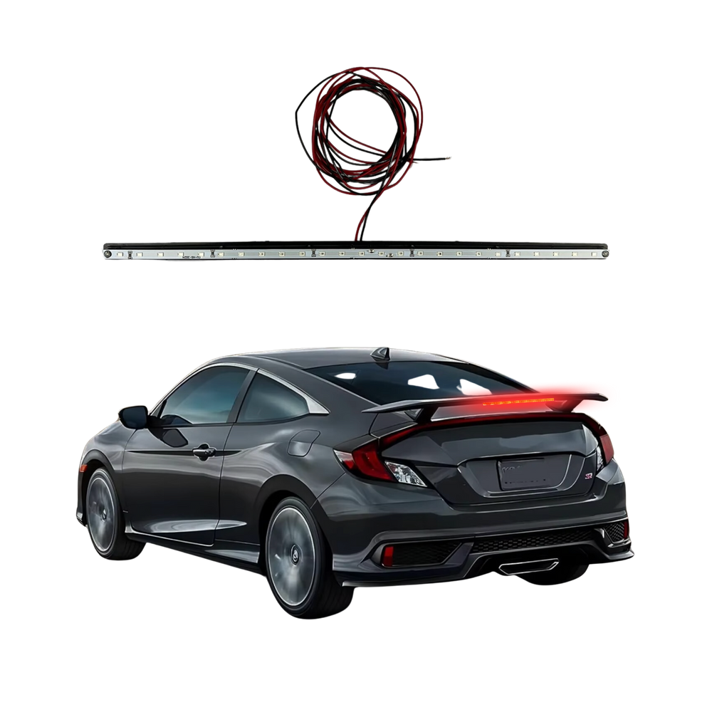 Luz de Freio com 25 LEDs Spoiler Traseiro UniversalVermelho