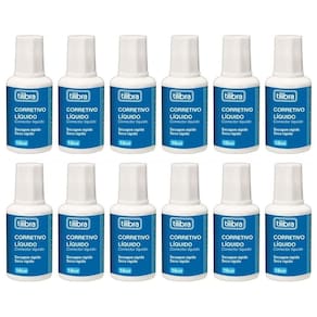 Caixa Corretivo Liquido Tilibra - 18ml C- 12 Unidades