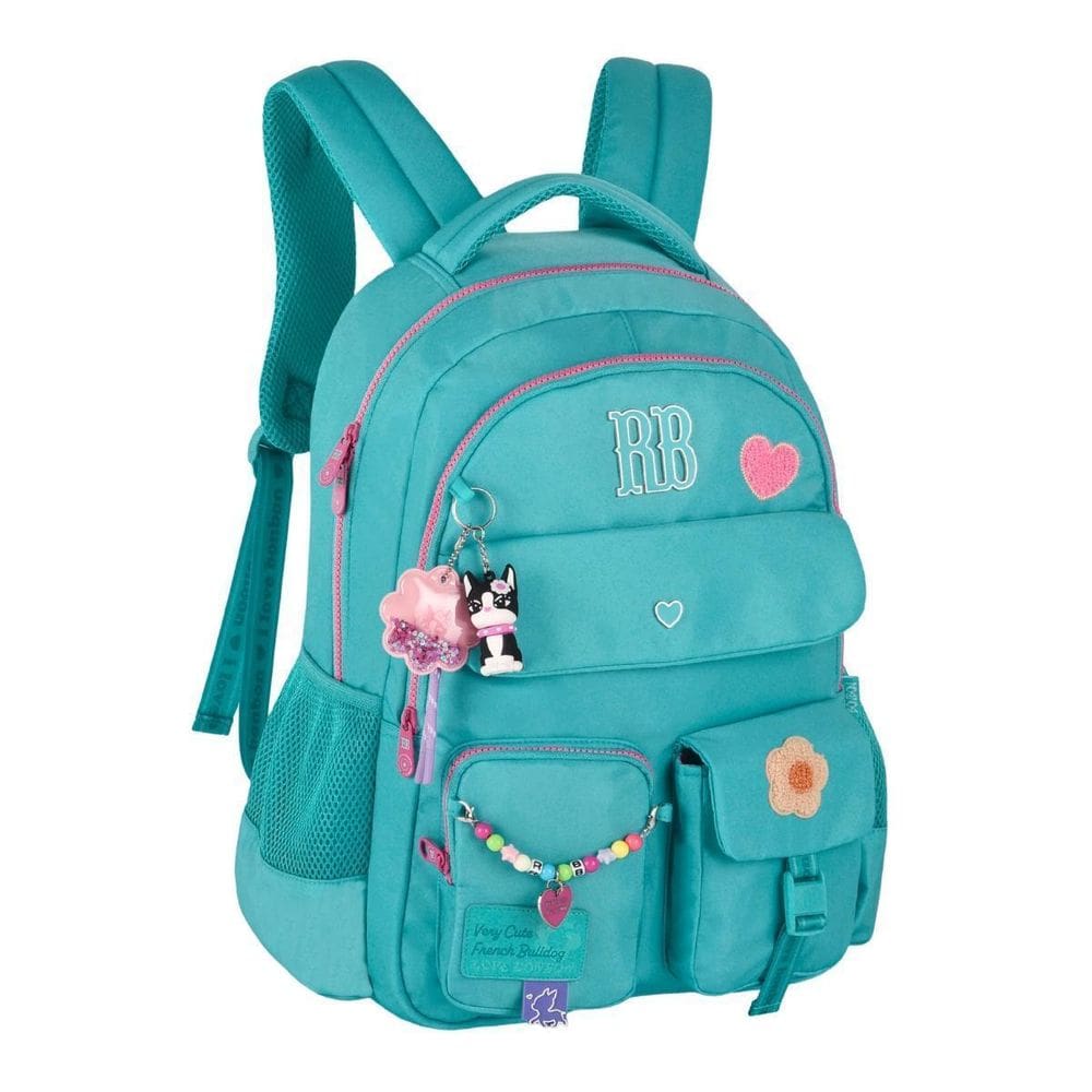 Mochila De Costas Juvenil Rebecca Bonbon Meninas - Verde