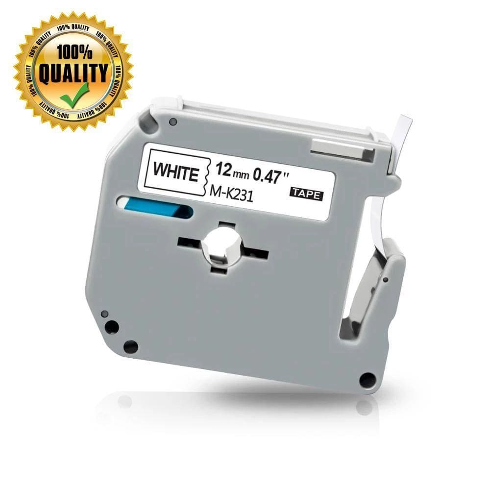 Fita Mk 231 P/ Rotulador Brother Branca 12mm