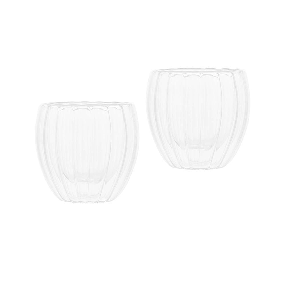 Jogo 2 Copos de Café de Vidro Borossilicato Classic 80ml