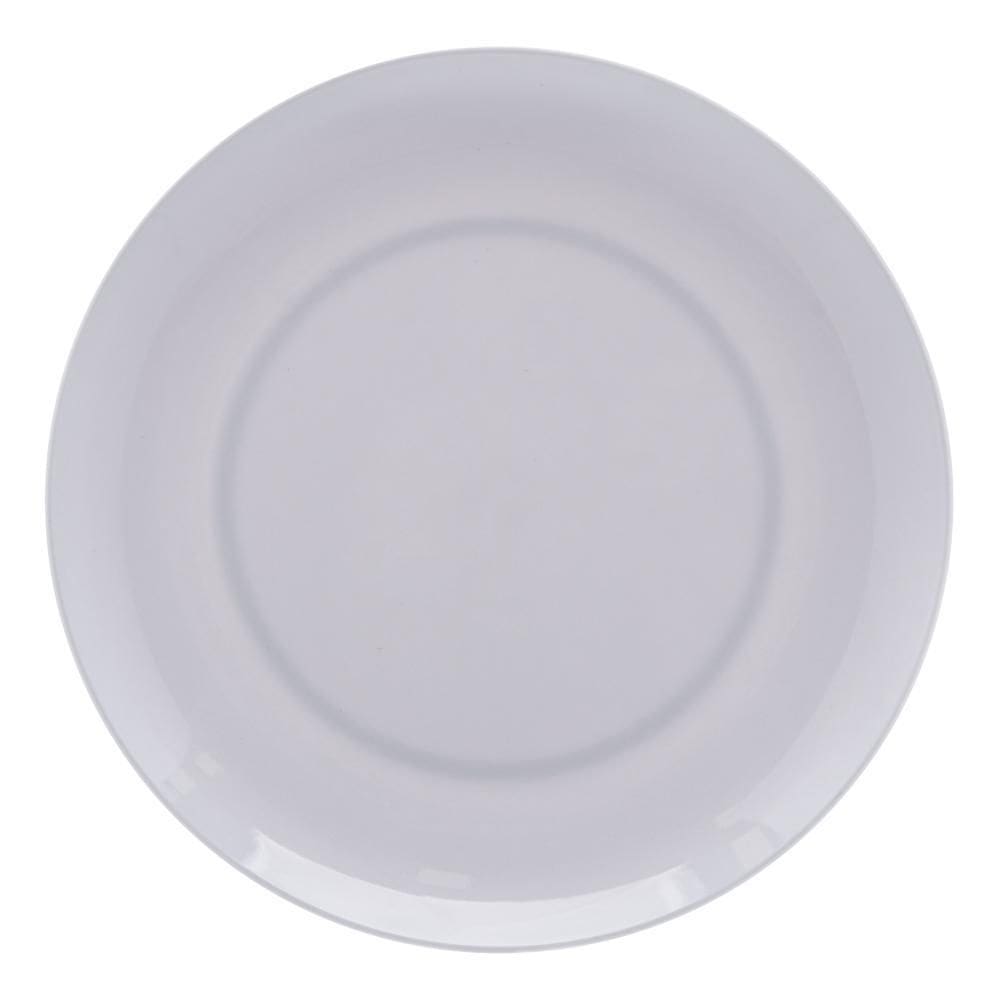Prato para Sobremesa de Melamina Milão Branco 18cm - Lyor