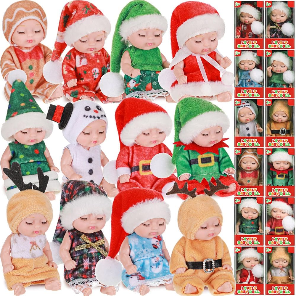 Boneca Mini Reborn Baby Doll Hanaive de 10 cm com conjunto de roupas de 12 anos ou mais