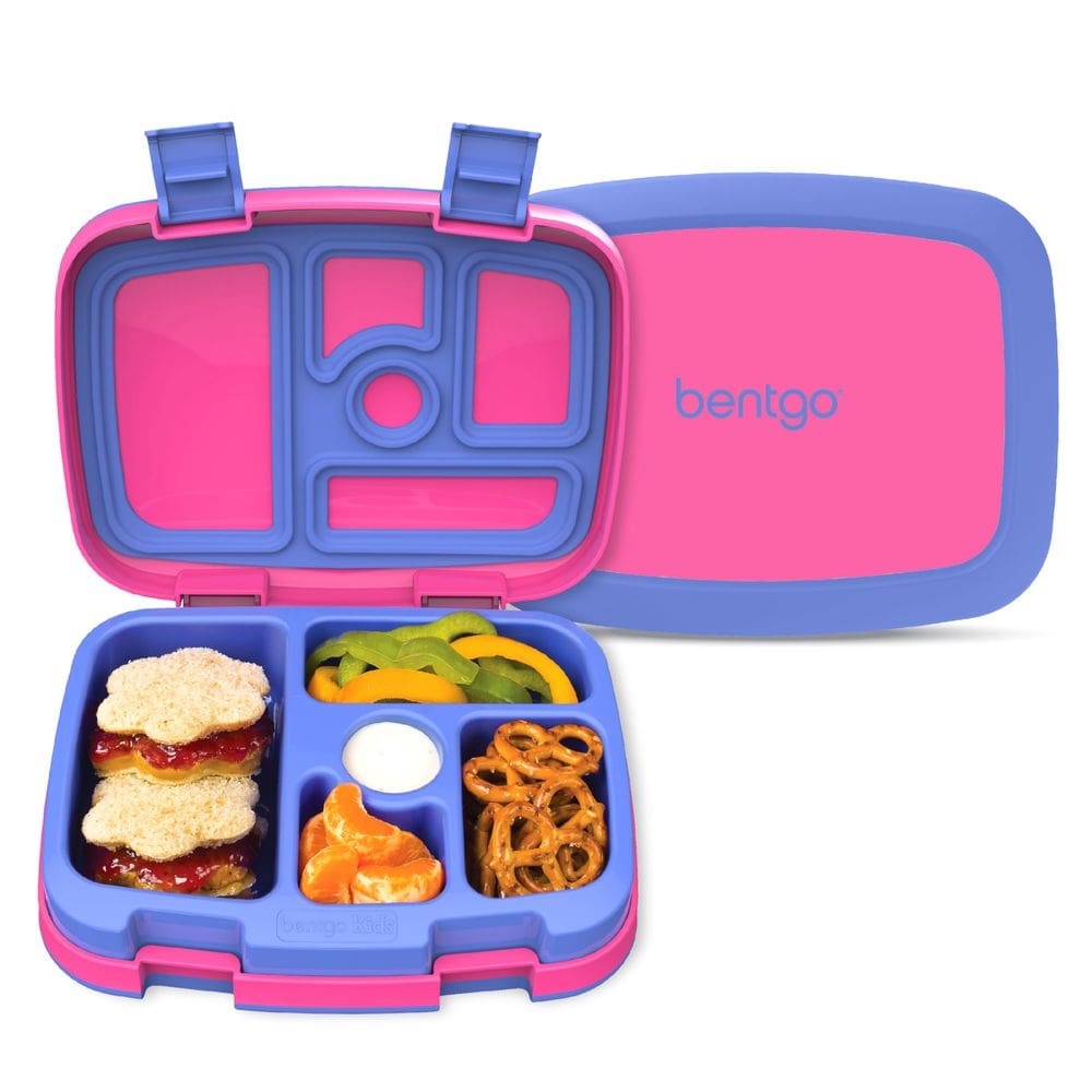 Lancheira Bentgo Kids Bento-Style Fúcsia de 5 compartimentos