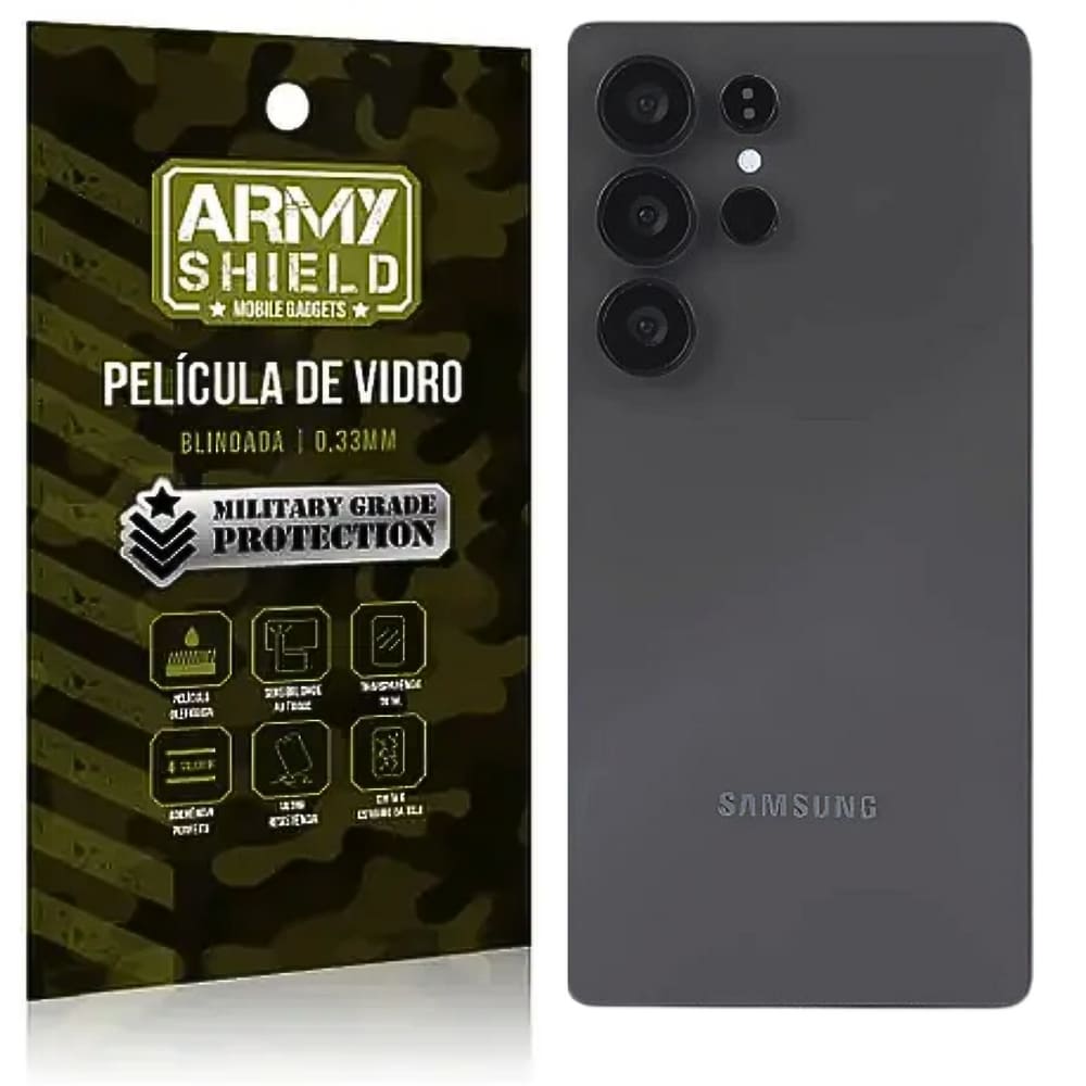 Película de Vidro 3D Blindada Galaxy S25 Ultra - Armyshield