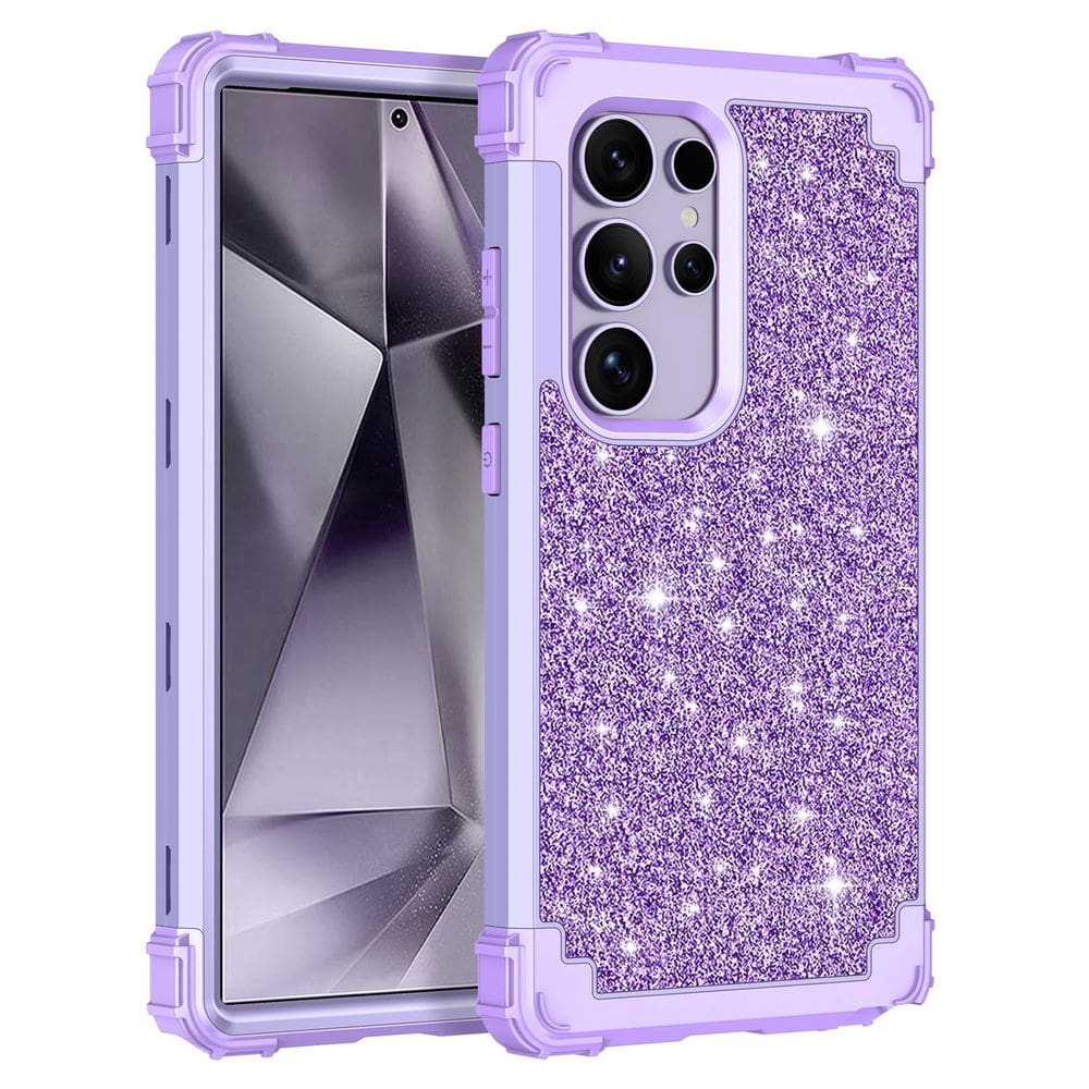 Capa LONTECT para Samsung Galaxy S25 Ultra 5G roxa à prova de choque