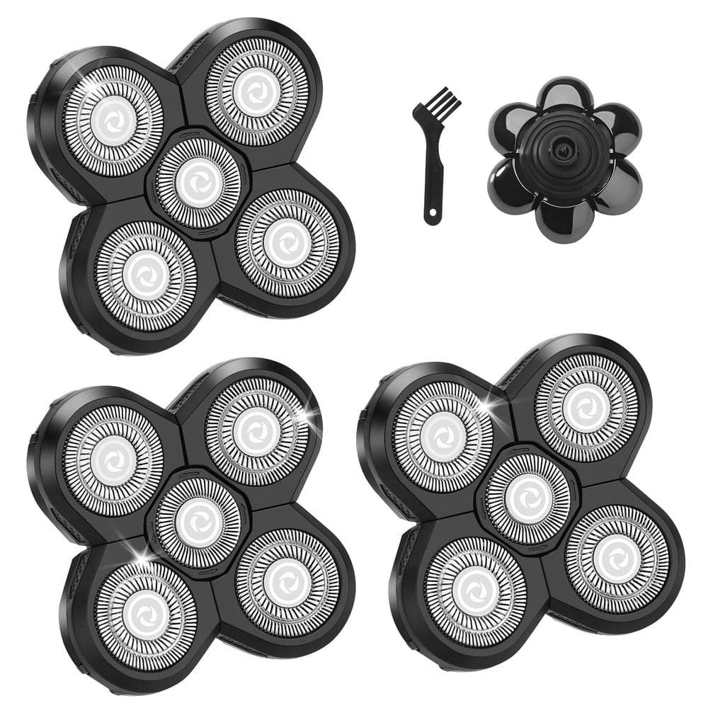 Lâminas de reposição para o barbeador de cabeça Wanocean 5-Blade 3 PCS