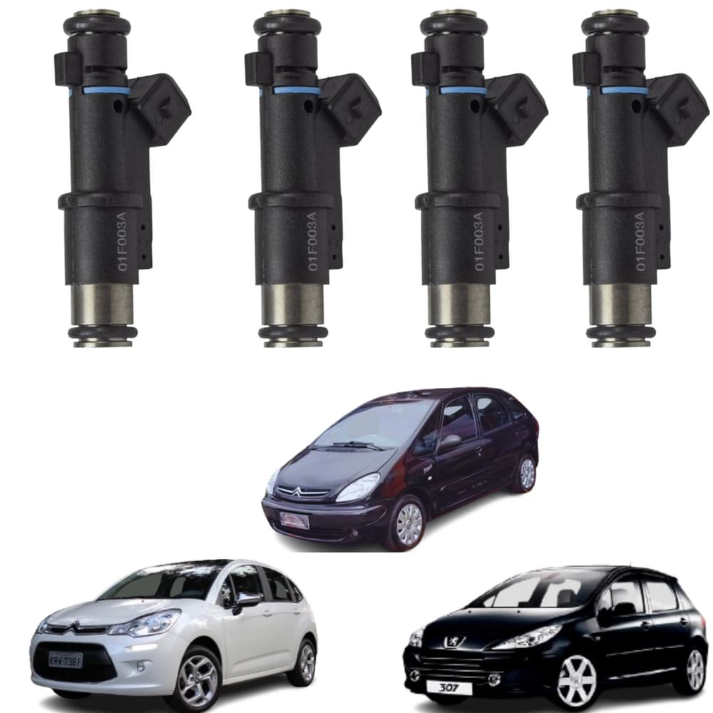 4 Bicos Injetor Citroen C4 Picasso Xsara Picasso Peugeot 307