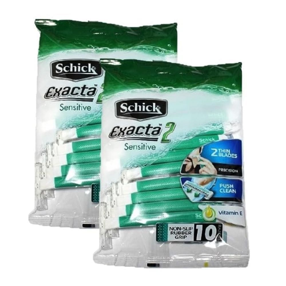 Máquina de barbear descartável Schick Exacta2 Sensitive 20p x 20