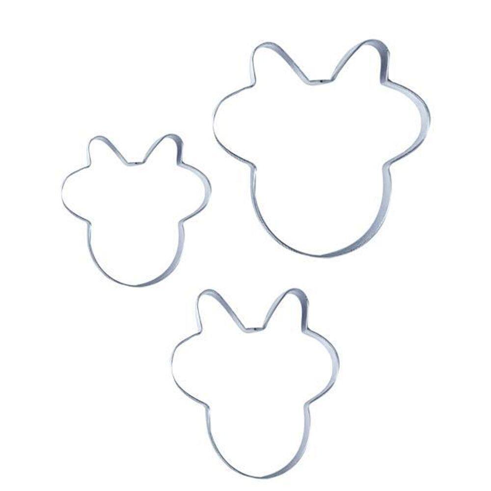 Cortadores Biscoito e Pão Inox - 3 Peças 5cm, 6cm, 7cm
