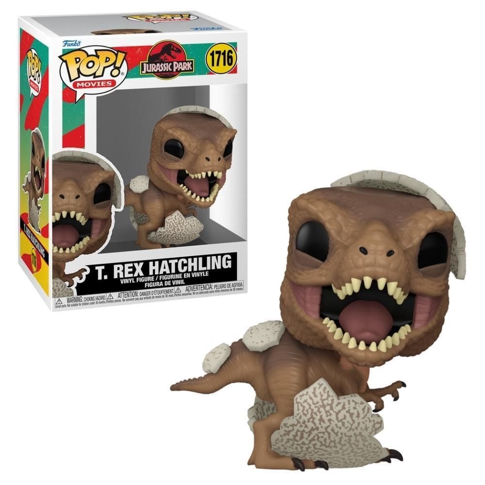 Boneco Funko Pop Jurassic Park - Tiranossauro Rex Filhote
