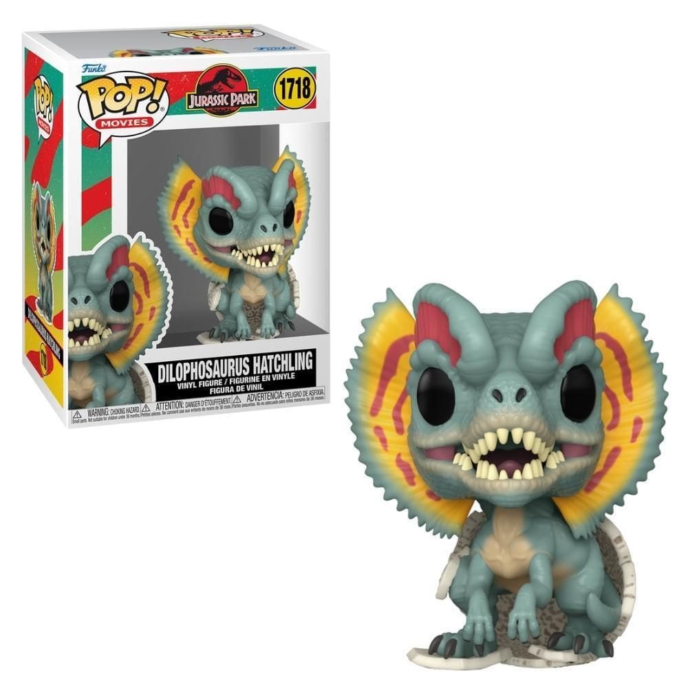 Boneco Funko Pop Jurassic Park - Dilofossauro Filhote