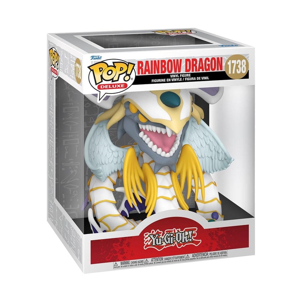 Boneco de vinil Funko POP Deluxe Yu-Gi-Oh Rainbow Dragon 17cm